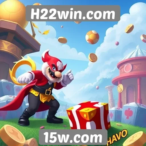 Variedade de jogos disponíveis no H22win.com